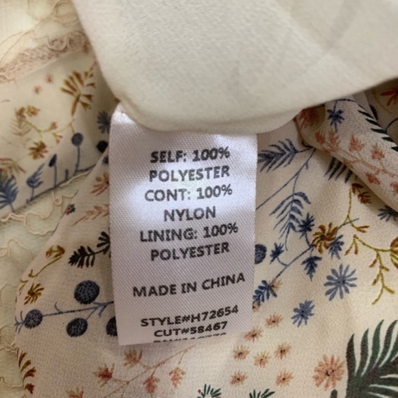 Hazel Printed Maxi Skirt With Lace Panels - Picture 6 of 6